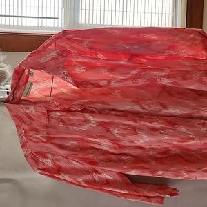 Womans long sleeve button up